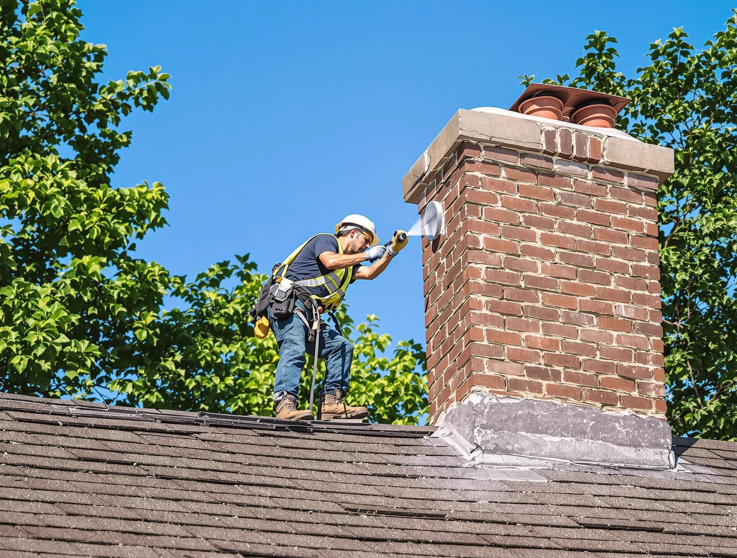 Norman Chimney Sweep performing an inspection with advanced tools in Norman, OK