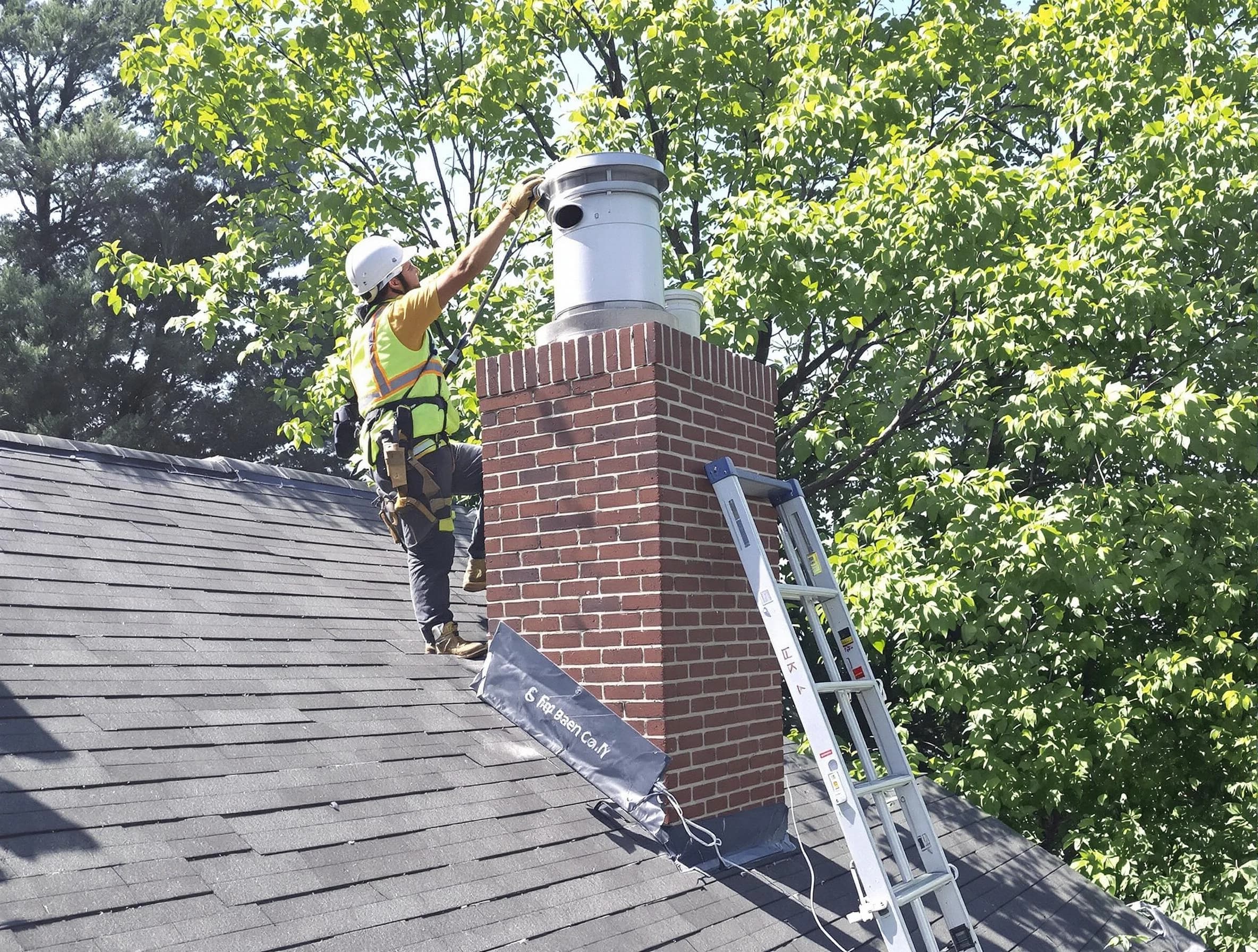 Chimney liner inspection by Norman Chimney Sweep in Norman, OK