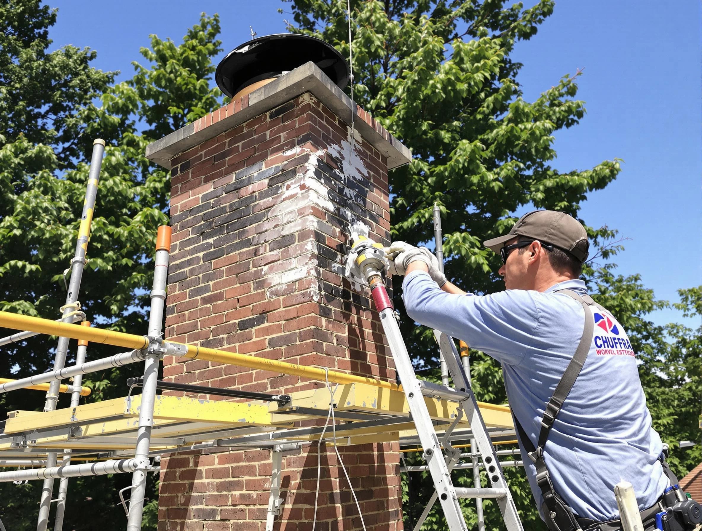 Structural chimney repair by Norman Chimney Sweep in Norman, OK