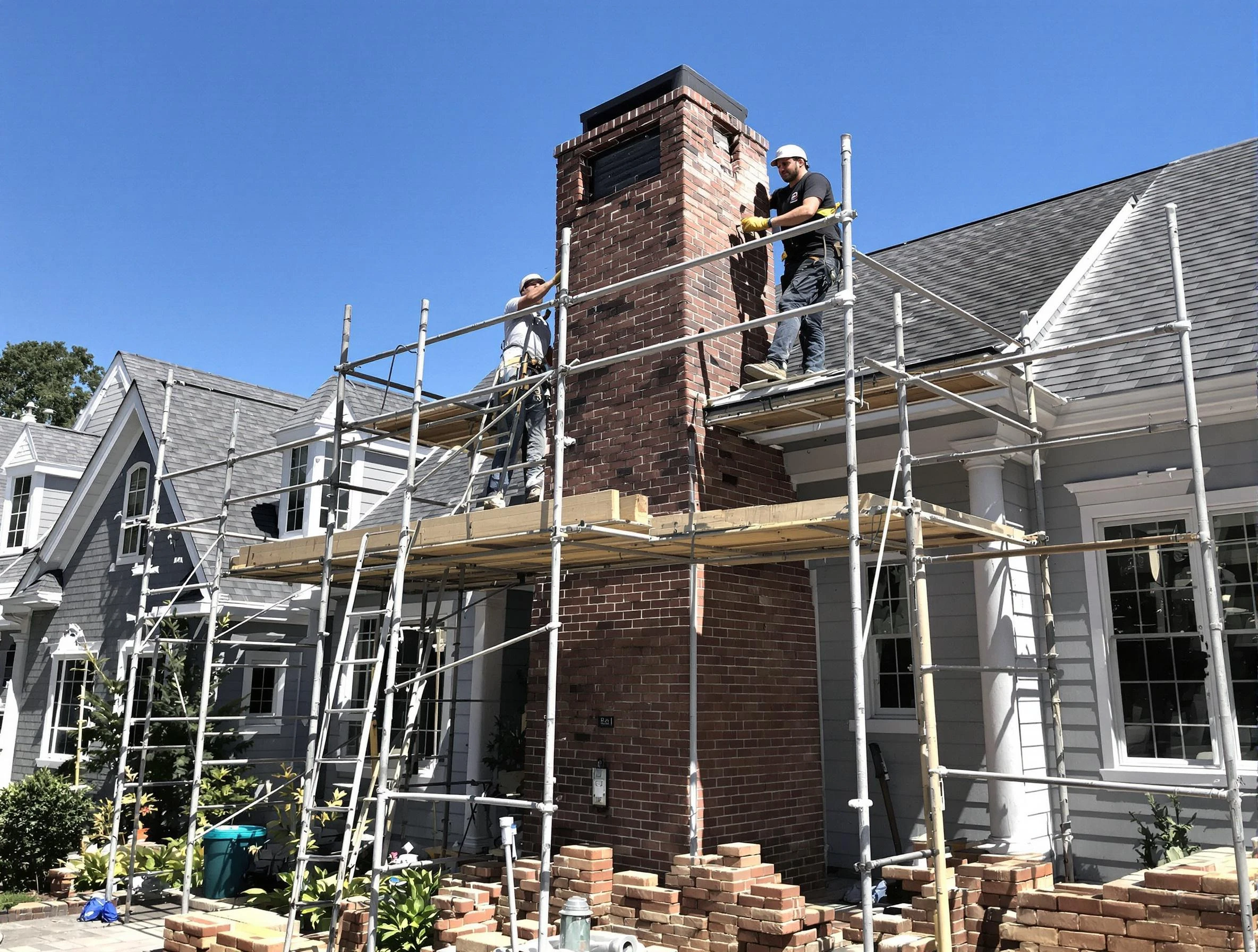 Chimney Rebuilding in Newcastle, OK