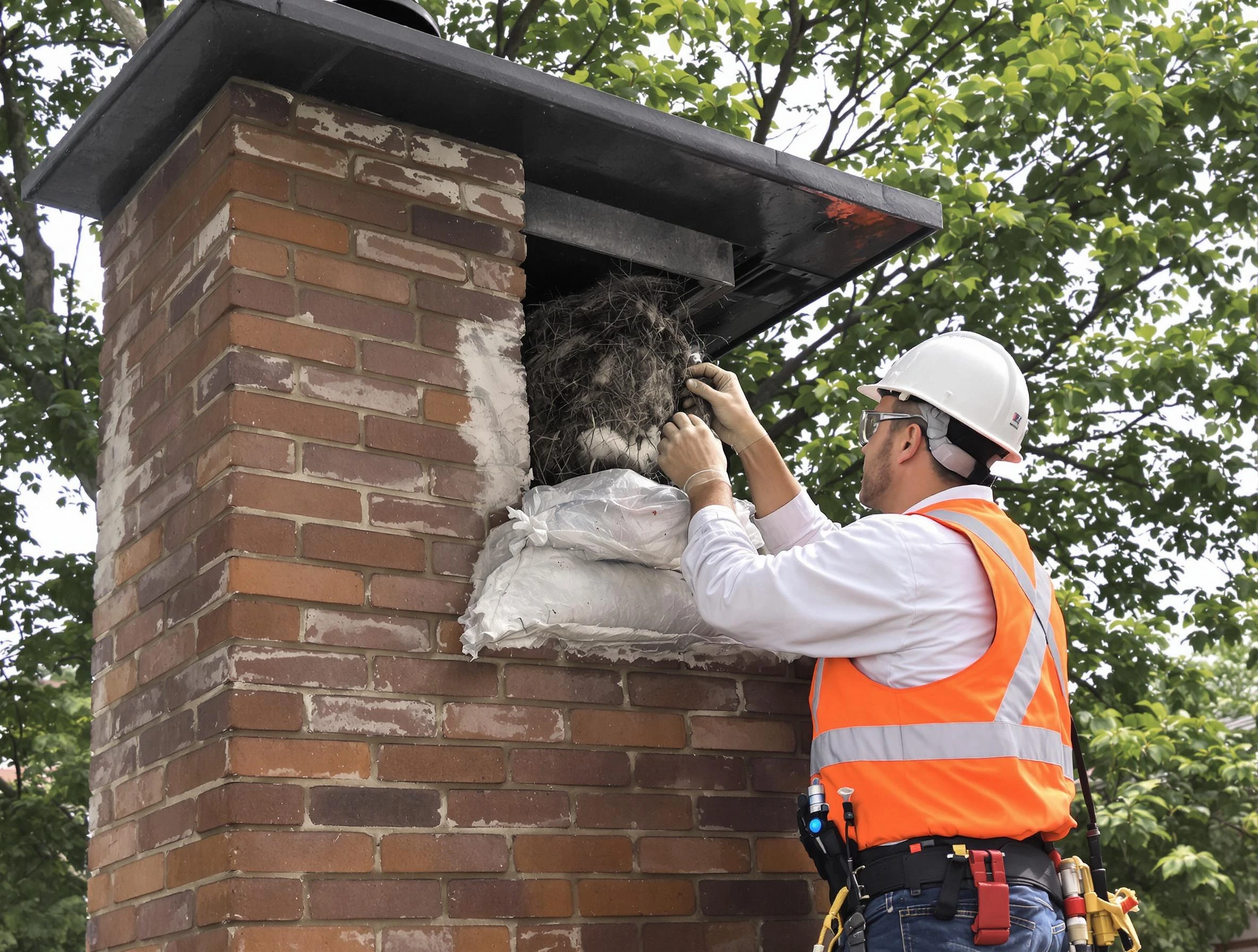 Humane removal of debris and animals by Norman Chimney Sweep in Norman, OK