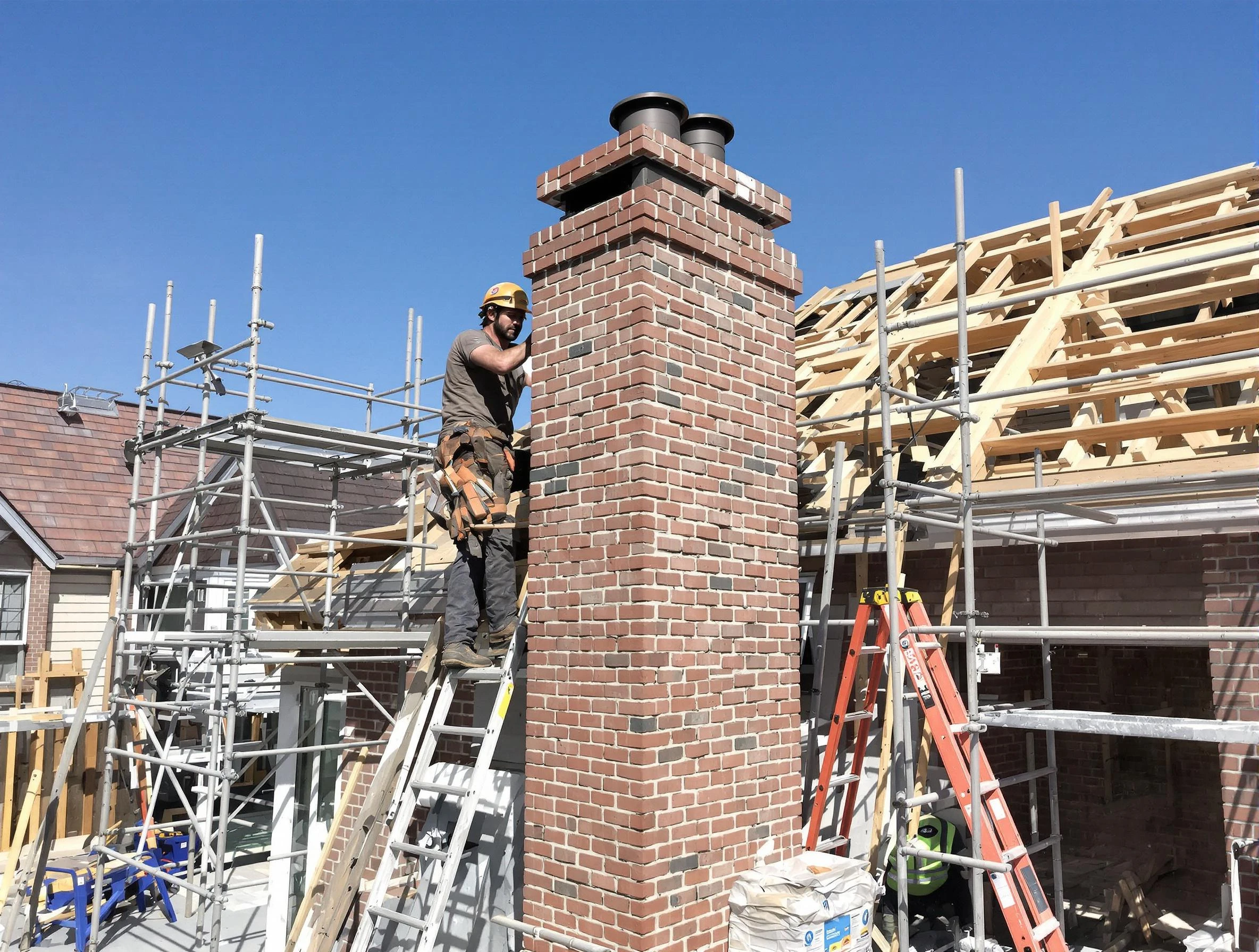 New chimney installation completed by Norman Chimney Sweep in Norman, OK